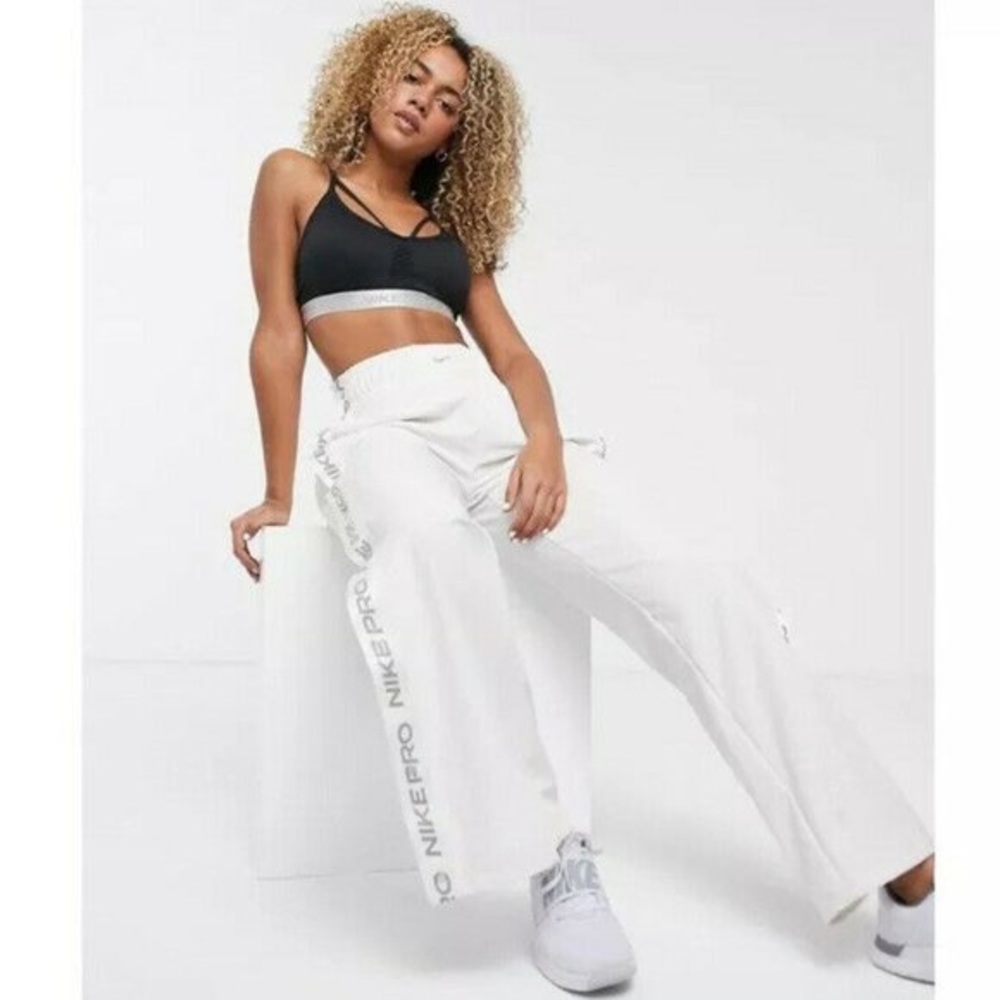 Nike womens pro tear off pants.